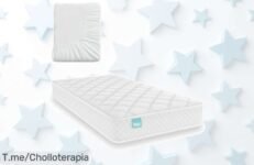 Colchón cuna Nalui: el super chollo que tu bebé necesita para dormir seguro y feliz, con propiedades antiasfixia ¡Aprovecha esta oferta única antes de que se agote!
