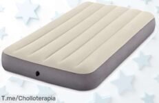 Colchón inflable Intex 6410: Inflado en solo 2,30 minutos y hasta 136 kg de resistencia ¡No te pierdas este ofertón que transformará tus noches! Compra ya antes de que se agote