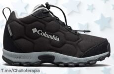Columbia Botas Infantiles de Nieve con comodidad ligera y calidez, ¡ofertón único para que tus pequeños aventureros jueguen sin parar! Compra ya antes que se acabe