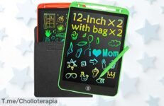Consigue ahora las 2 Tabletas de Escritura LCD de 12 Pulgadas a un precio loco, con diversión ilimitada para los peques ¡Oferta limitada, actúa ya y no te quedes sin ellas!