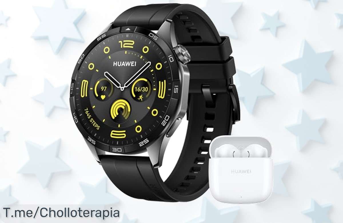 Consigue el HUAWEI Watch GT 4 y FreeBuds SE 2 en un super chollo: dos semanas de batería, monitoreo de salud y GPS. Oferta limitada que no puedes dejar pasar, ¡actúa ya!