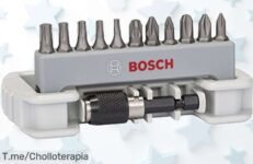 Consigue el Set de 11+1 Puntas Bosch Professional a un precio loco, calidad superior y versatilidad total ¡No te quedes sin él, las ofertas vuelan rápido!