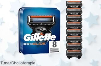 Consigue el afeitado perfecto con las cuchillas Gillette ProGlide a un precio loco, 5 hojas ultra afiladas y recortadora de precisión ¡Oferta limitada, compra ahora!