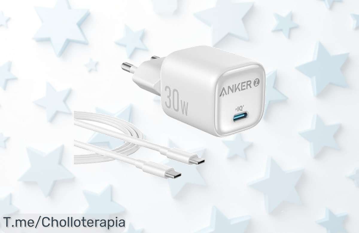 Consigue el enchufe USBC Anker Zolo a un precio loco y carga tu dispositivo 3 veces más rápido, no te quedes sin batería. ¡Aprovecha este ofertón antes que se acabe!