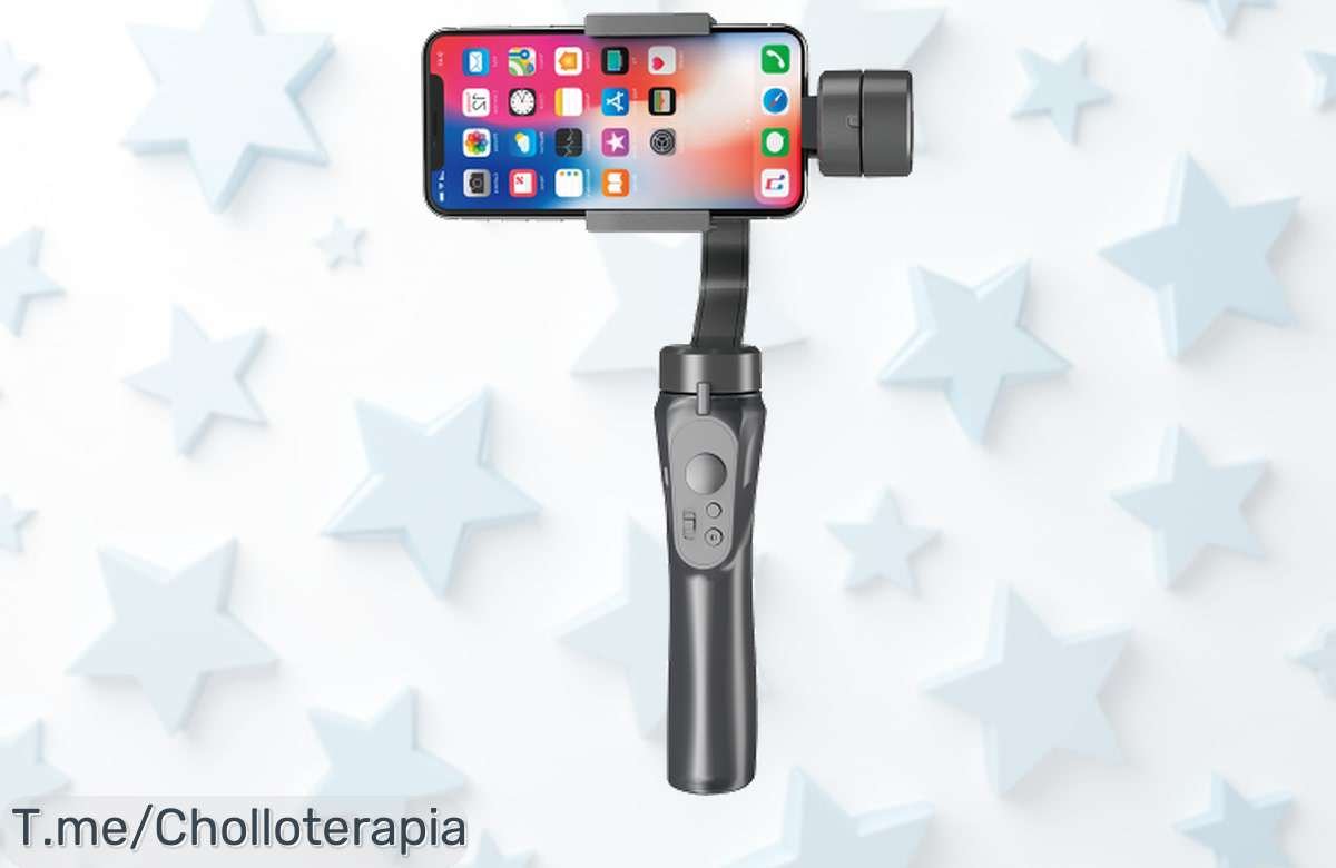 Consigue el estabilizador de cardán H4 y transforma tus vlogs con tecnología antivibración, ¡ofertón exclusivo que no puedes dejar pasar! Compra ahora antes de que se agoten.