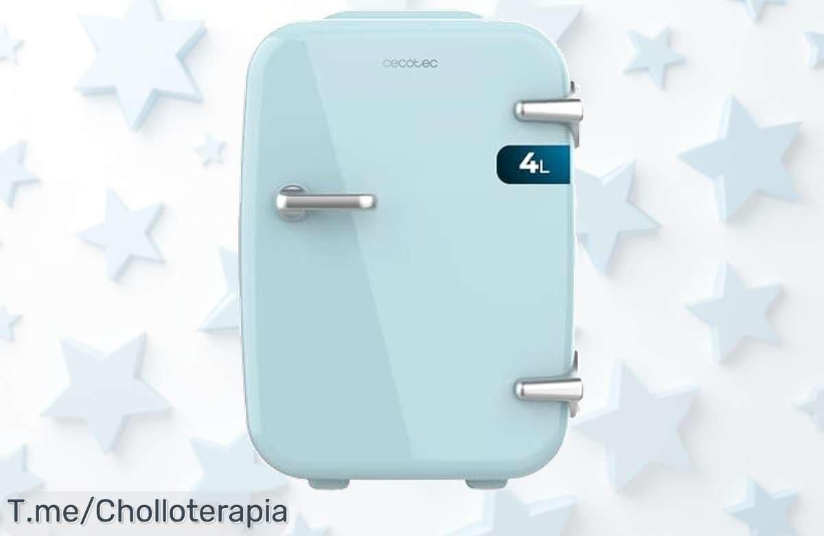 Consigue la Cecotec Mini Nevera Bolero 4L a un precio loco y mantén tus bebidas frescas o calientes donde quieras. ¡Aprovecha este chollazo antes de que se agote! Compra ya
