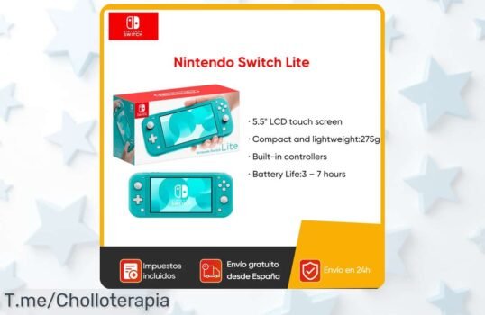 Consigue la Nintendo Switch Lite a un precio loco con controlador Joy Con integrado y disfruta de horas de diversión ¡Apresúrate, la oferta es por tiempo limitado!