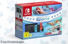 Consigue la Nintendo Switch en colores neón con Switch Sports y 12 meses de online a un precio loco, ¡ofertón limitado que se va volando! ¡Actúa ya y juega hoy mismo!