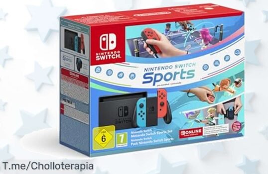 Consigue la Nintendo Switch en colores neón con Switch Sports y 12 meses de online a un precio loco, ¡ofertón limitado que se va volando! ¡Actúa ya y juega hoy mismo!