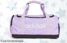 Consigue la bolsa adidas Linear Small Duffel a precio loco, gran capacidad y bolsillos seguros para tus aventuras diarias ¡Apresúrate antes de que se acaben!