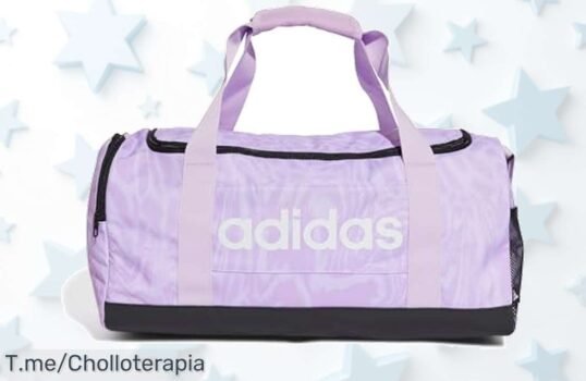 Consigue la bolsa adidas Linear Small Duffel a precio loco, gran capacidad y bolsillos seguros para tus aventuras diarias ¡Apresúrate antes de que se acaben!