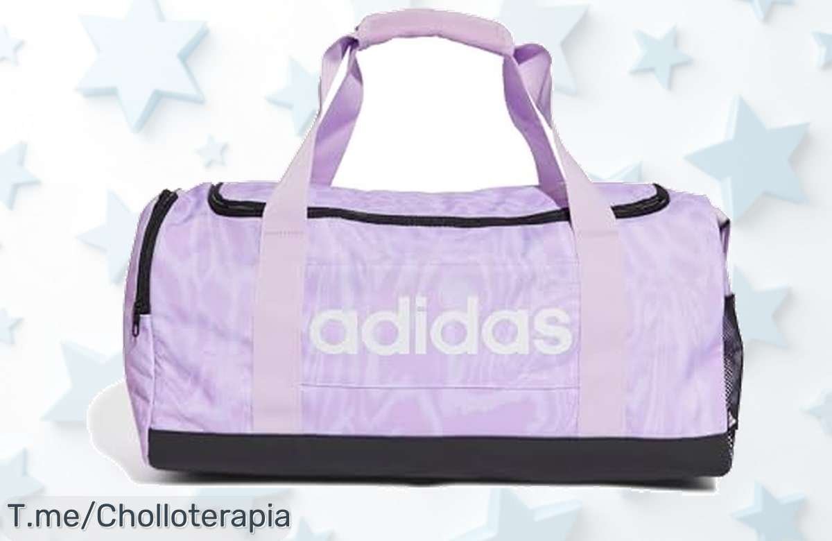 Consigue la bolsa adidas Linear Small Duffel a precio loco, gran capacidad y bolsillos seguros para tus aventuras diarias. ¡Apresúrate antes de que se acaben!