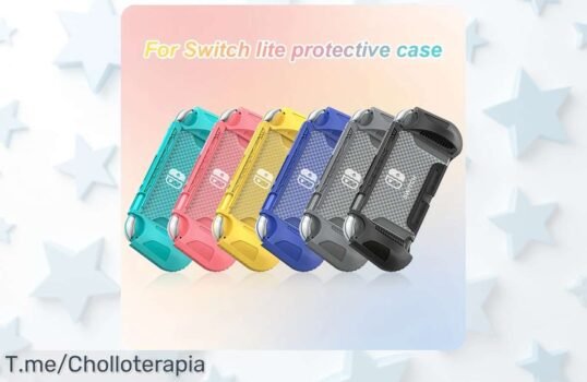Consigue la funda Switch Lite que tu consola necesita con un agarre increíble y antideslizante Ofertón limitado para que brille ahora, ¡no lo dejes escapar!