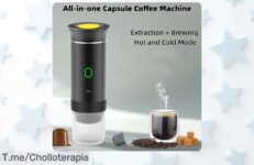 Consigue la máquina de café expreso USB más portátil del mercado y disfruta tu café favorito en segundos No te pierdas este super chollo, ¡compra ya antes que se agoten!
