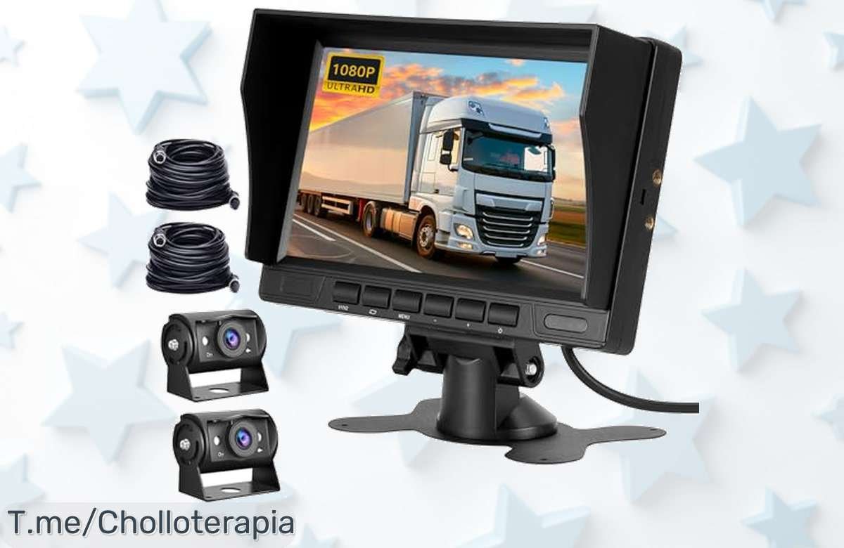 Consigue tu Cámara de Visión Trasera AHD 1080P con Pantalla de 7 y Visión Nocturna a un precio loco, ¡ofertón limitado para estacionar fácil y seguro! Actúa ya antes que se agote.