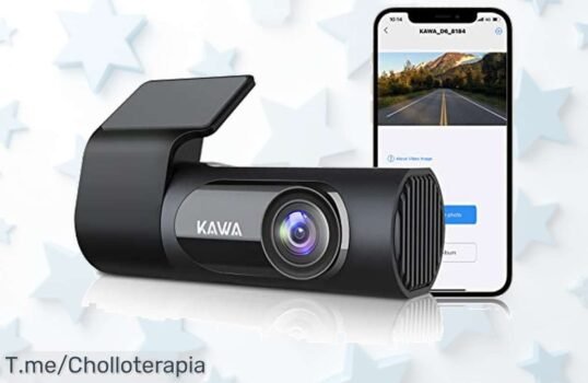 Consigue tu KAWA Dashcam 2K con grabación de emergencia y visión nocturna a un precio loco, ¡aprovecha este ofertón antes que se agote!