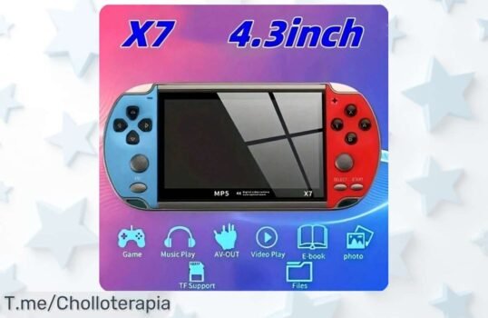 Consola portátil Retro con 5000 juegos a precio loco, audio espectacular y salida AV ¡No te quedes sin este ofertón único! Compra ahora antes de que se agote