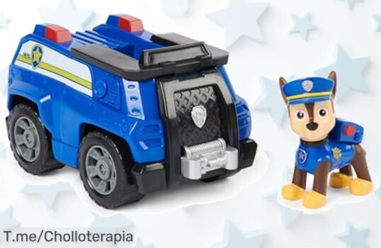 ¡Corre a conseguir el coche policía de Patrulla Canina con Chase! Un ofertón increíble para despertar la imaginación y diversión de tus pequeños ¡Compra ya antes que se agote!