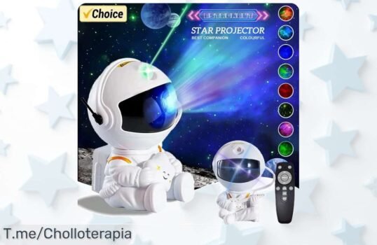 Crea un universo mágico en casa con nuestro proyector de estrellas, ¡ofertón exclusivo que transformará tus noches! Atrapa este super chollo antes que se acabe