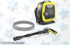 Desata el poder de limpieza con la Kärcher K Mini: ligereza y 110 bar de presión para brillar tus bicicletas y muebles ¡No te pierdas este chollo que vuela!