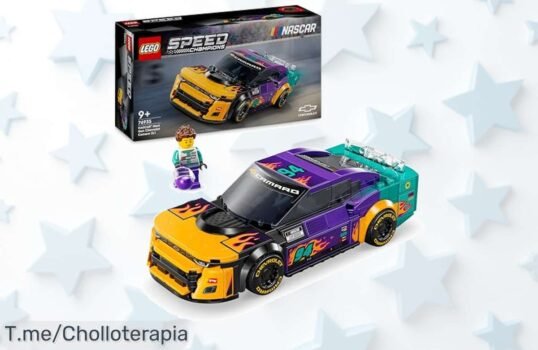 Desata la adrenalina con el LEGO Speed Champions Chevrolet Camaro ZL1, un super chollo para pequeños pilotos que quieren vivir NASCAR ¡Oferta limitada, no te quedes sin el tuyo!