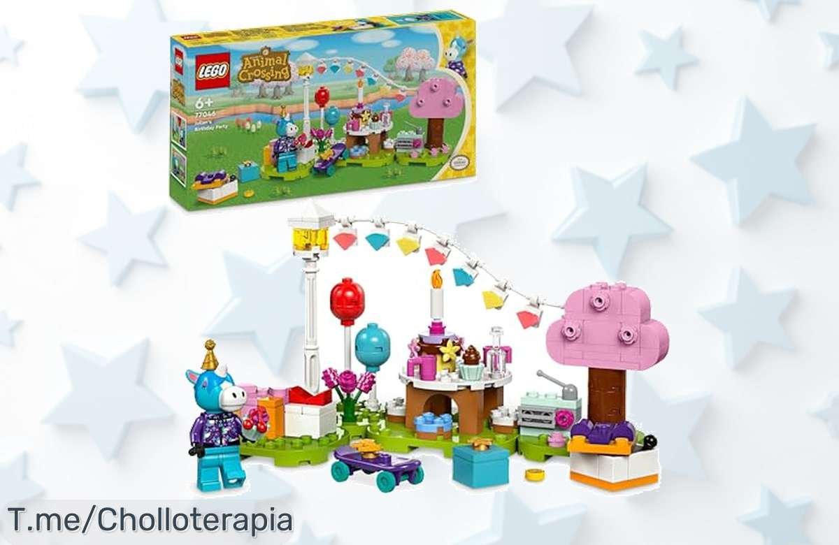 Desata la magia de Animal Crossing con el set de cumpleaños de Azulino, ¡un super chollo que despierta la imaginación y garantiza horas de entretenimiento! Compra ya antes de que se acabe.