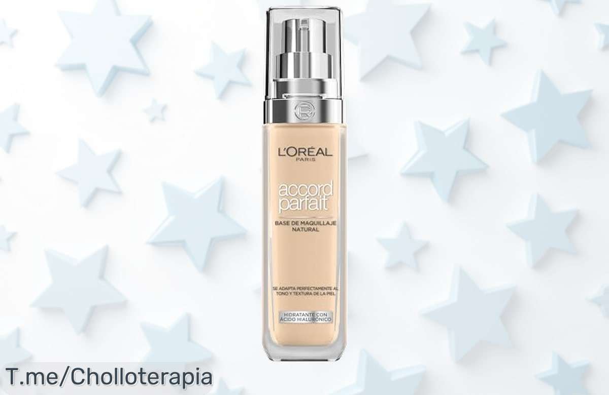 Descubre L’Oréal Paris FDT Accord Parfait a un precio loco: ¡hidratación intensa y luminosidad para tu piel! Aprovecha este ofertón antes de que se agote.
