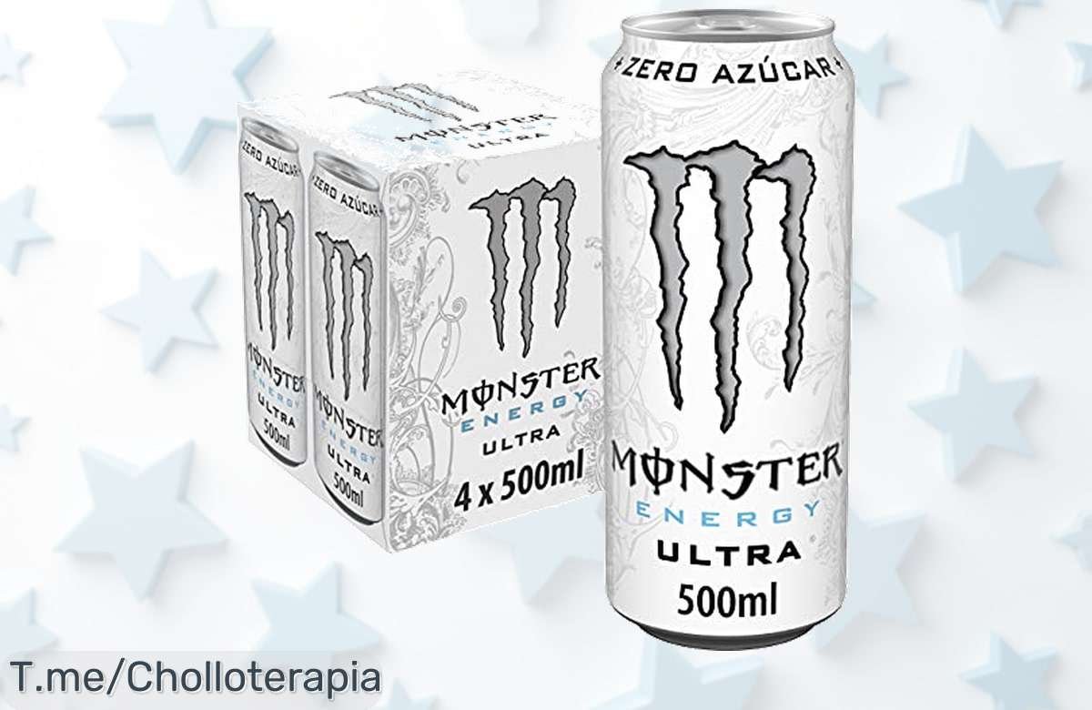 Descubre Monster Energy Ultra White: la bebida sin azúcar que te da energía y concentración al mejor precio loco. ¡Hazte con tu pack de 4 latas antes de que se agoten!