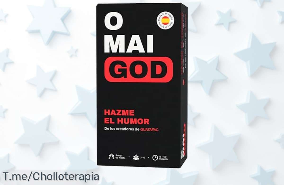 Descubre Omaigod, el juego de cartas que desata 480 risas locas y convierte tus fiestas en momentos inolvidables. ¡Aprovecha este super chollo antes de que se agote!