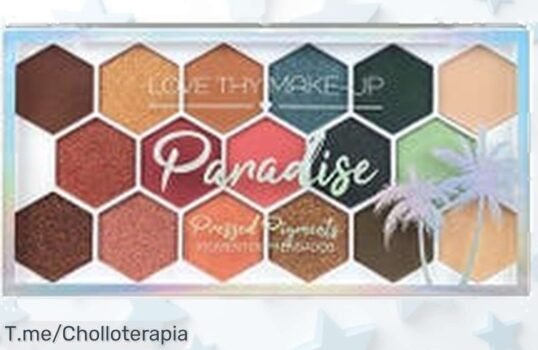 Descubre Palette Paradise: Colores vibrantes que harán brillar tus ojos como nunca Chollo espectacular con precio loco, ¡corre antes de que se agoten!