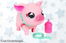 Descubre Piggly, el cerdito que baila y come como un campeón! Más de 25 sonidos para diversión sin fin ¡Aprovecha este ofertón antes de que se agote!