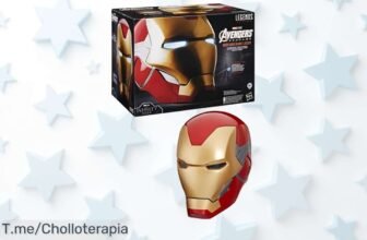 Descubre el Casco Premium de Iron Man con luces LED impresionantes, ¡transforma tu juego en un superhéroe! Aprovecha este ofertón por tiempo limitado y actúa ya