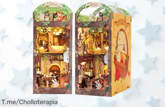 Descubre el Fsolis DIY Book Nook, un rompecabezas 3D que ilumina tu creatividad a un precio loco ¡Actúa ya y no dejes pasar este ofertón limitado!
