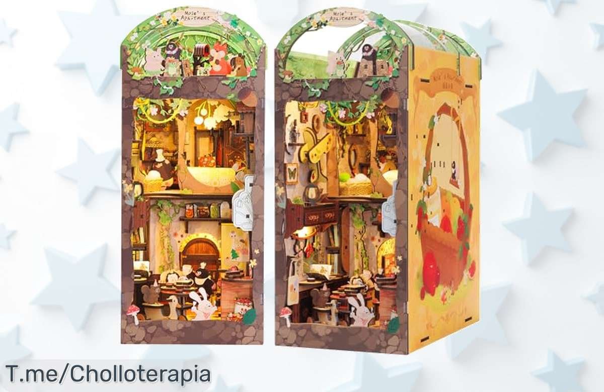 Descubre el Fsolis DIY Book Nook, un rompecabezas 3D que ilumina tu creatividad a un precio loco. ¡Actúa ya y no dejes pasar este ofertón limitado!