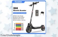 Descubre el IScooter iX4, todoterreno y potente a un precio loco; disfruta de 45km de aventuras ¡Aprovecha esta oferta única antes que se agote!