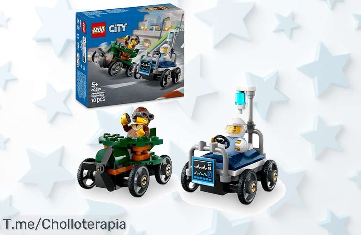 Descubre el LEGO City Pack de Coches de Carreras, diversión sin límites y creatividad a raudales. Aprovecha este super chollo antes que se agote, ¡actúa ya!