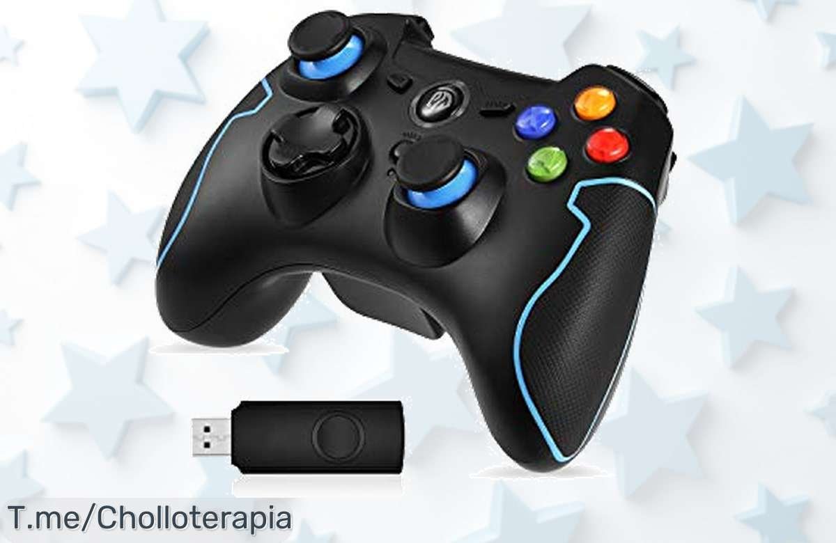 Descubre el Mando EasySMX para PC: conexión inalámbrica de 10M, vibración alucinante y una oferta nunca vista. ¡No dejes pasar este super chollo antes que se agote!