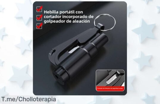 Descubre el Martillo de Seguridad que Rompe Todo en un Segundo: Super Chollo para tu Coche, Asegura Tu Protección ¡Actúa Rápido, Oferta Limitada!
