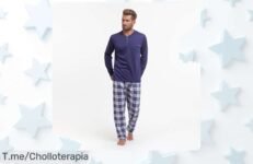 Descubre el Mini Kitten Pijama para Hombre, suave y adorable; siente la comodidad a un precio loco ¡Aprovecha este ofertón único antes de que se agote!