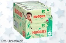 Descubre el Ofertón de Toallitas Huggies Natural Care: 99% Agua y Aloe Vera para Calmar la Piel de Tu Bebé, ¡No Te Quedes Sin Este Precio Loco! Compra Ya Antes de que Se Agoten