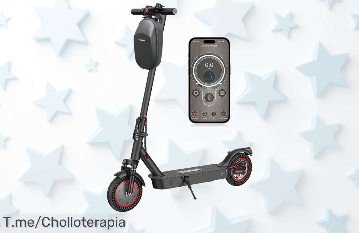 Descubre el Patinete Eléctrico iScooter, autonomía de hasta 96km y neumáticos duraderos. Aprovecha este ofertón loco antes de que vuelen ¡Compra ya tu libertad!