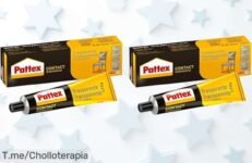 Descubre el Pattex 1419322, la cola de contacto que seca en solo 10 minutos Super chollo para uniones invisibles ¡Aprovecha antes de que se acabe!