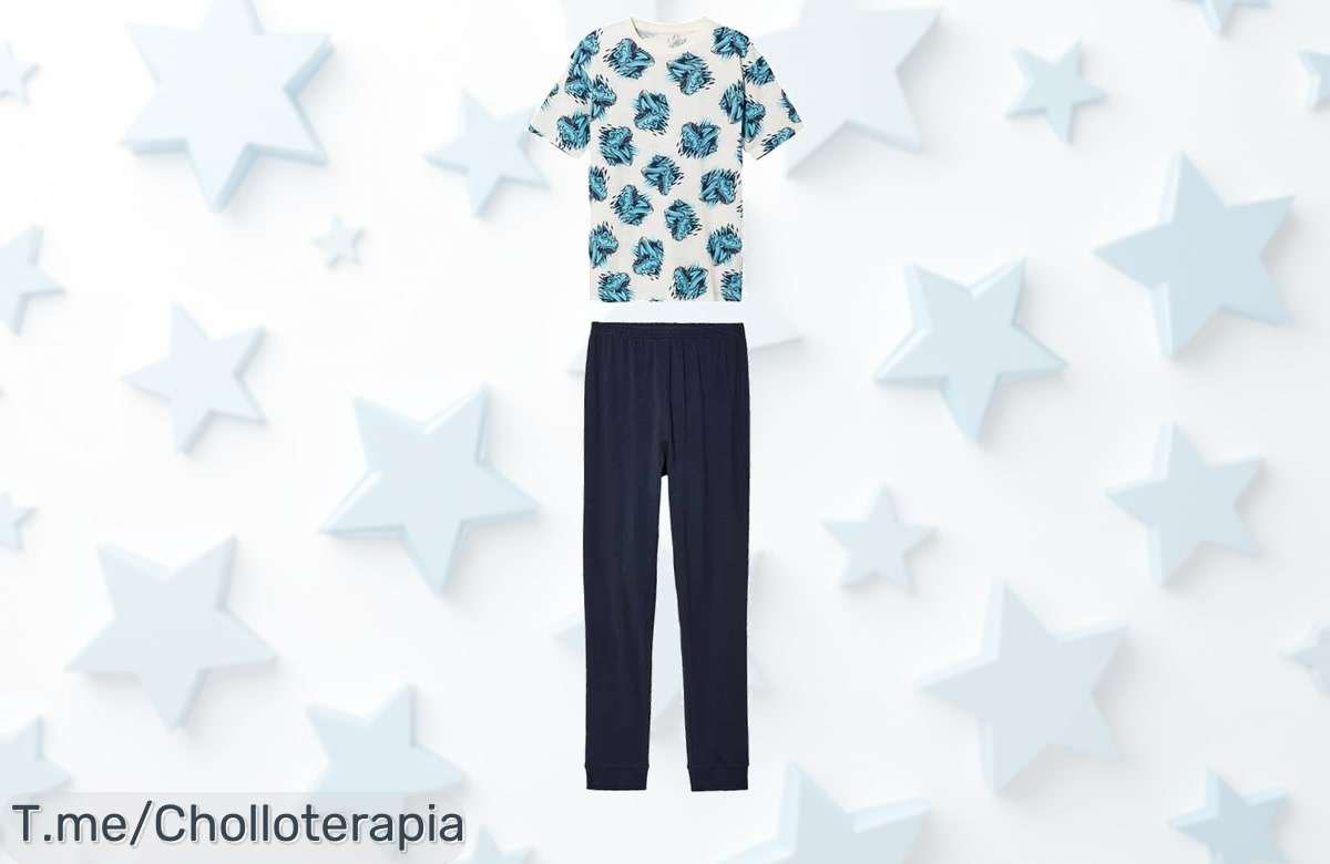 Descubre el Pijama Júnior Jurassic World: Un regalo que hará rugir de emoción a tus peques, ¡super chollo con cintura elástica! Aprovecha este ofertón antes que se acabe y compra ya.