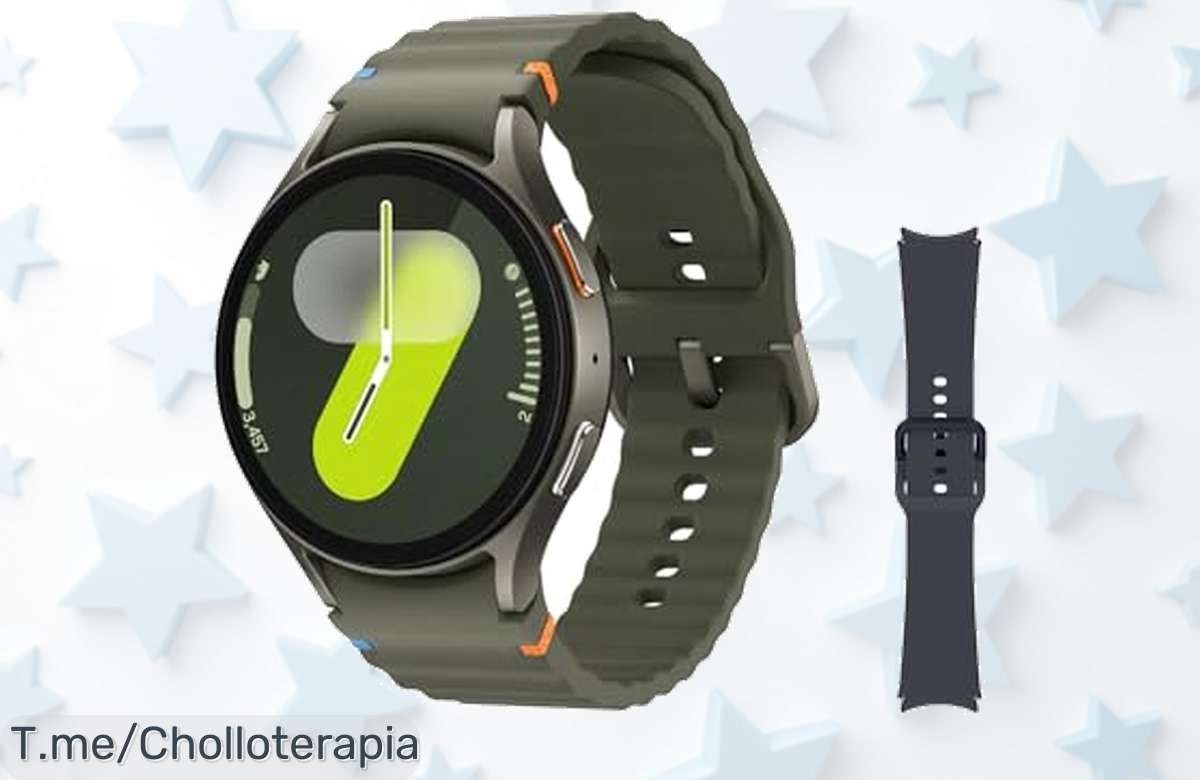Descubre el Samsung Galaxy Watch7, con monitoreo de salud y entrenos mejorados. ¡Precio loco en este ofertón limitado! No esperes más y transforma tu rutina ahora mismo.