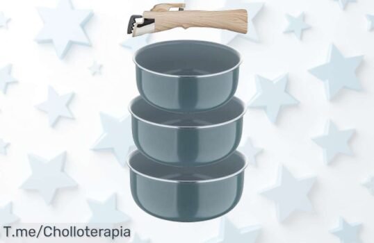 Descubre el Set de Cazos Bergner: cocina fácil y rápido con su revestimiento antiadherente ¡No dejes pasar este ofertón, compra ahora antes que se agote!