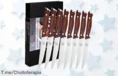 Descubre el Set de Cuchillos Alemanes de 8 Piezas a un Precio Loco y Cocina Como un Profesional ¡No Te Pierdas Este Chollazo, la Oferta Es Limitada!