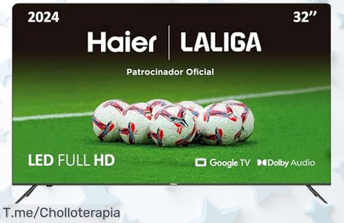 Descubre el Smart TV Haier de 32 que todos quieren: colores vibrantes y sonido Dolby, ¡una oferta limitada que no puedes dejar pasar! Compra ahora y ahorra en grande.