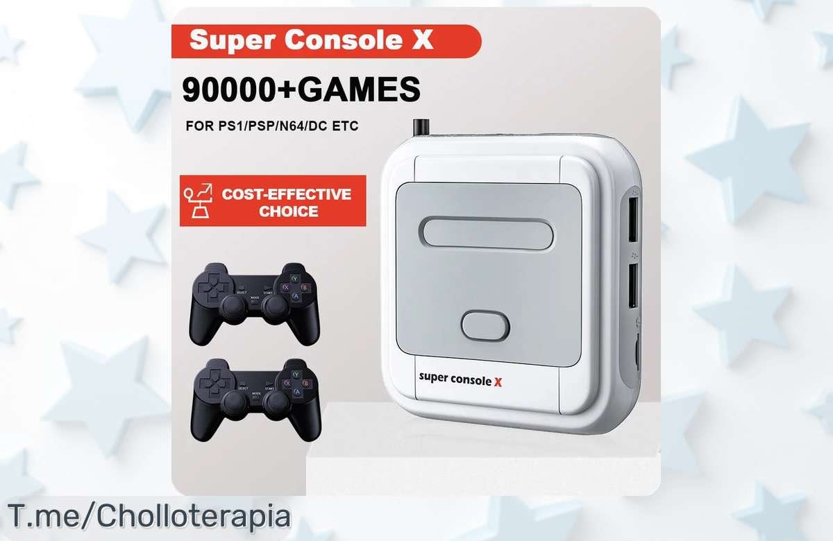 Descubre el Super Chollo KINHANK: 90000 Juegos Retro y 50 Emuladores en Una Consola Única ¡Revive Tus Clásicos Favoritos a un Precio Loco! Oferta Limitada, Compra Ya
