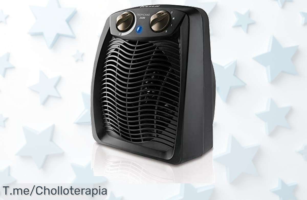 Descubre el Tauruso Tropicano 2400: calefacción y ventilación en uno, ¡super chollo que no se repetirá! Aprovecha esta oferta limitada y siente el confort ya.