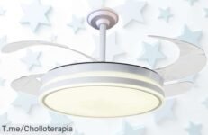 Descubre el Ventilador de Techo Atenas: Motor DC y Aspas Desplegables, ¡Silencio y Eficiencia en un Ofertón Único! Compra Ahora Antes de Que se Agote Esta Oportunidad